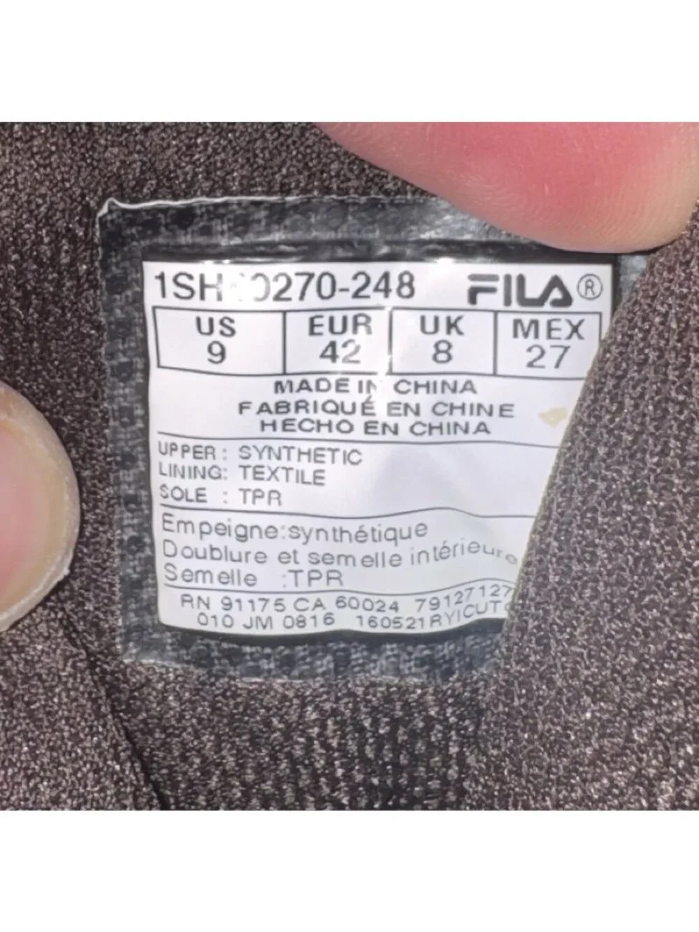FILA Weathertech Extreme Mens Lace Up Lifestyle Boots Size 9 Tan Brown
